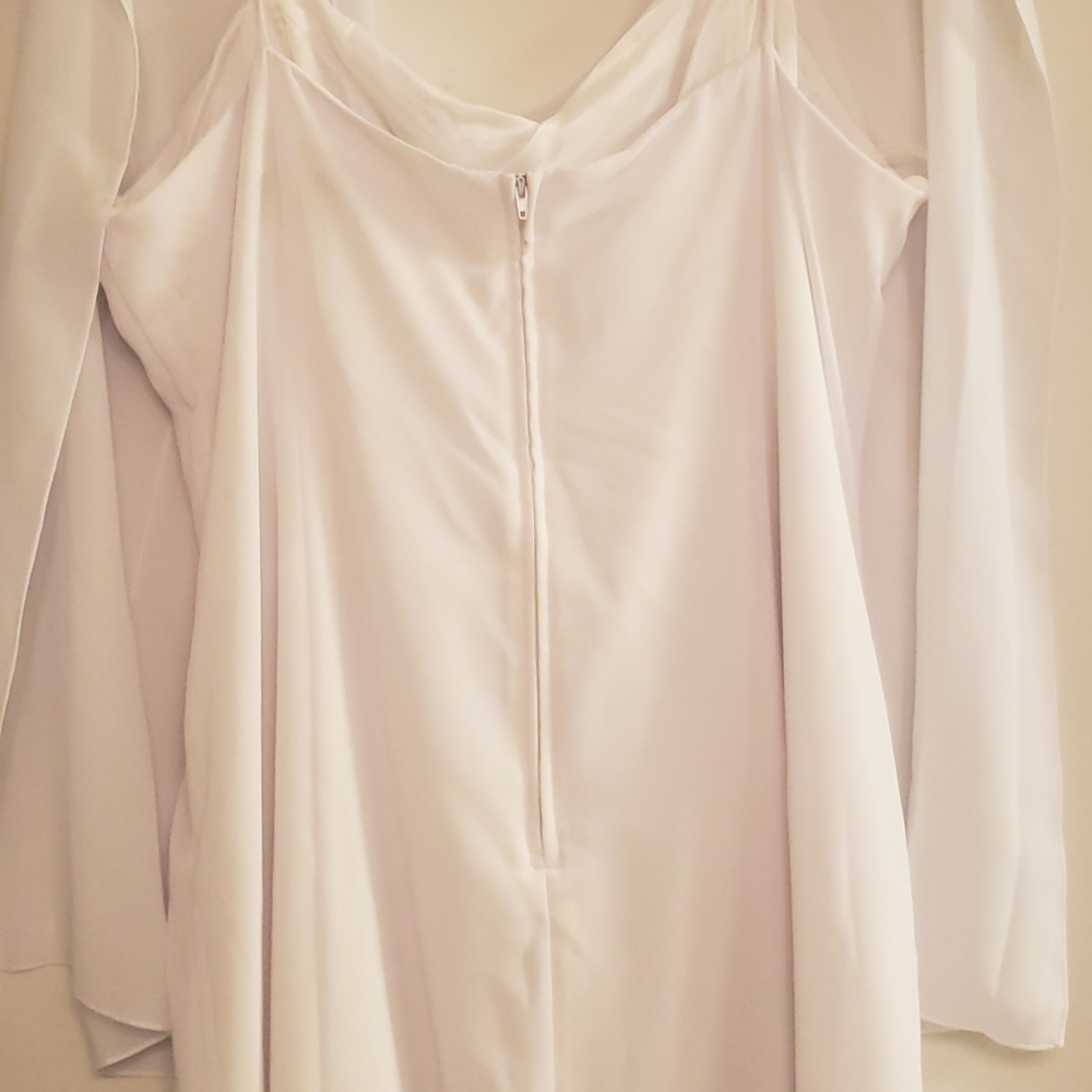 Eureka Wedding Dress tag says 3x but fits more like 1x . $175 ๐ Free Shipping - Picture 15 of 16